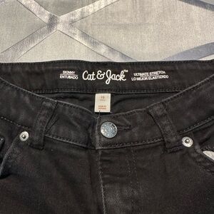 Cat & Jack Dark Wash (Black) Skinny Jeans - Girls size 12